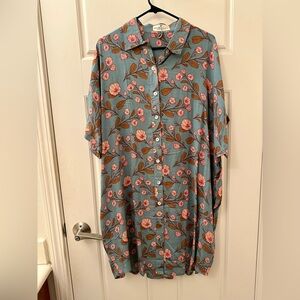 Waiwaolani Charlie Dress in Birthday Green. Size XS